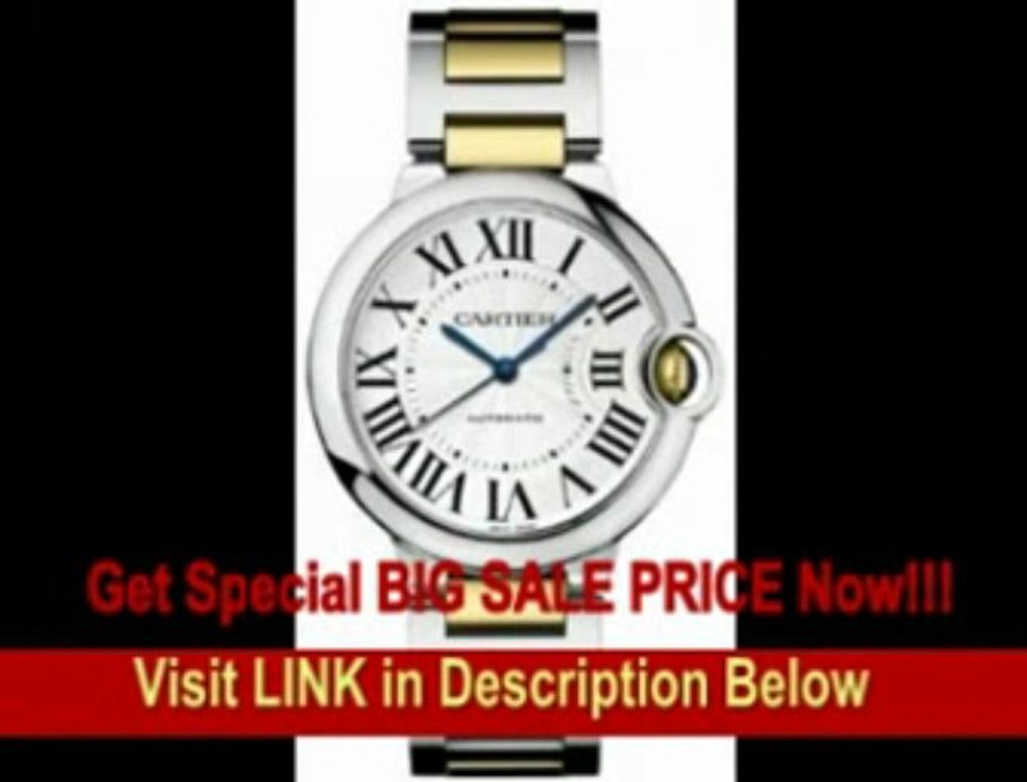 [BEST BUY] Cartier Ballon Bleu Unisex Steel and Gold Watch W6920047