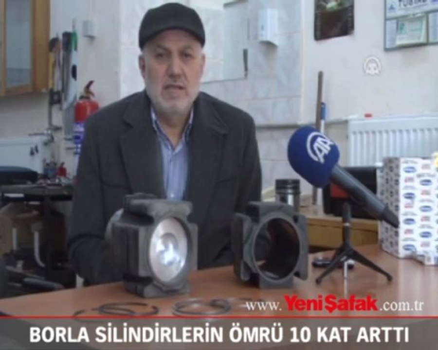 Bor silindirlerin ömrünü on kat arttırdı