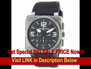 [BEST BUY] Bell & Ross Men's BR01-94-TITANIUM Avation Titanium Chronograph Watch