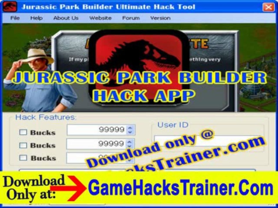 Jurassic Park Builder Hacks for 99999999 Bucks - iOs -- Functioning Jurassic Park Builder Bucks Cheat