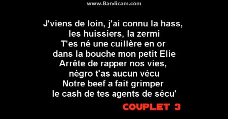 La fouine Autopsie 5 PAROLE