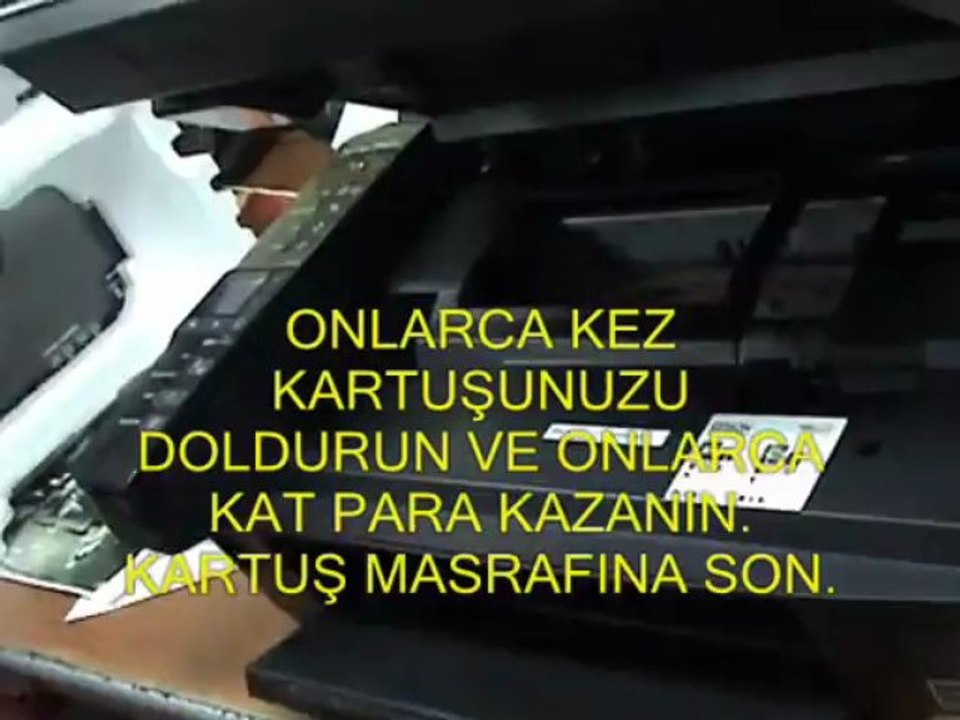 Kolay dolan kartuş tanıtım videosu izle. www.hepsindenal.com Epson, Hp, Canon, Brother, Ricoh