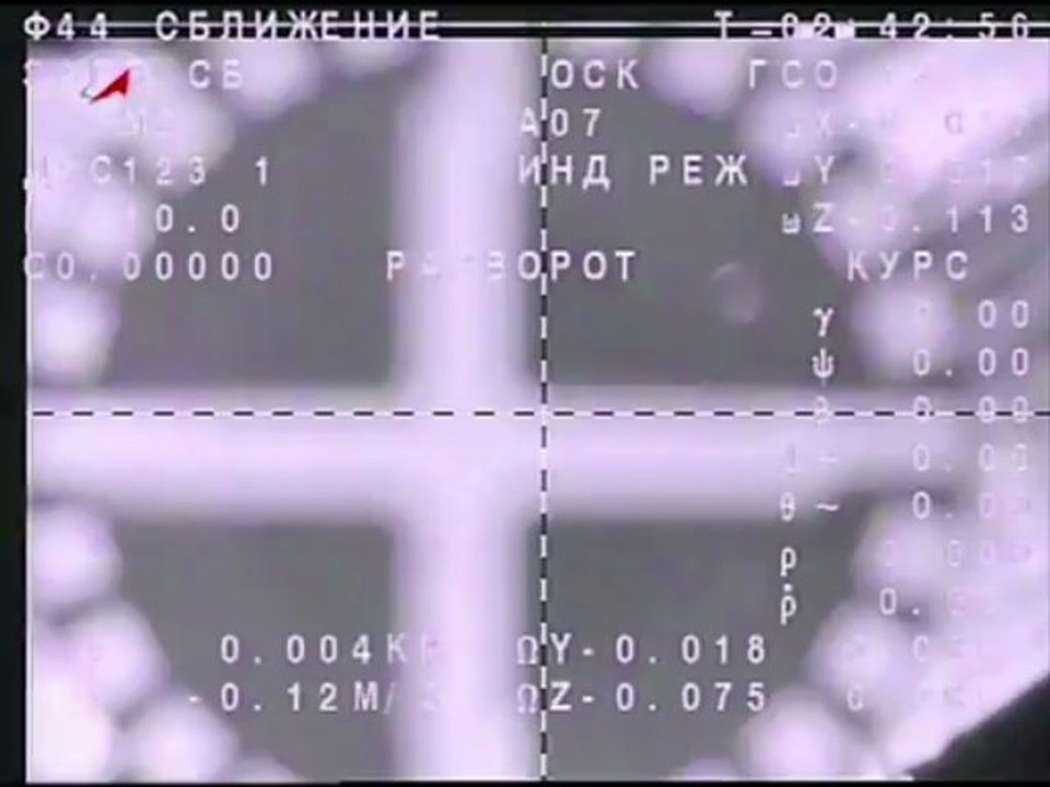 Astronautas retornam a terra