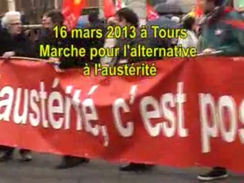 L'alternative à l'austérité c'est possible : 16 mars 2013 Tours