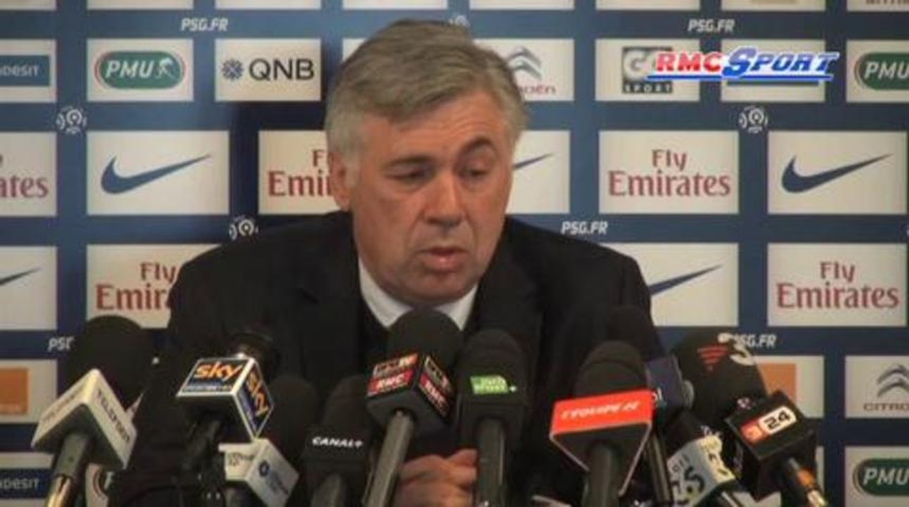 Saint-Etienne - PSG / Ancelotti: "Il est temps de perdre pour Saint-Etienne" - 16/03