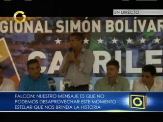 Henri Falcón exige "juego limpio" al gobierno en relación a la campaña electoral