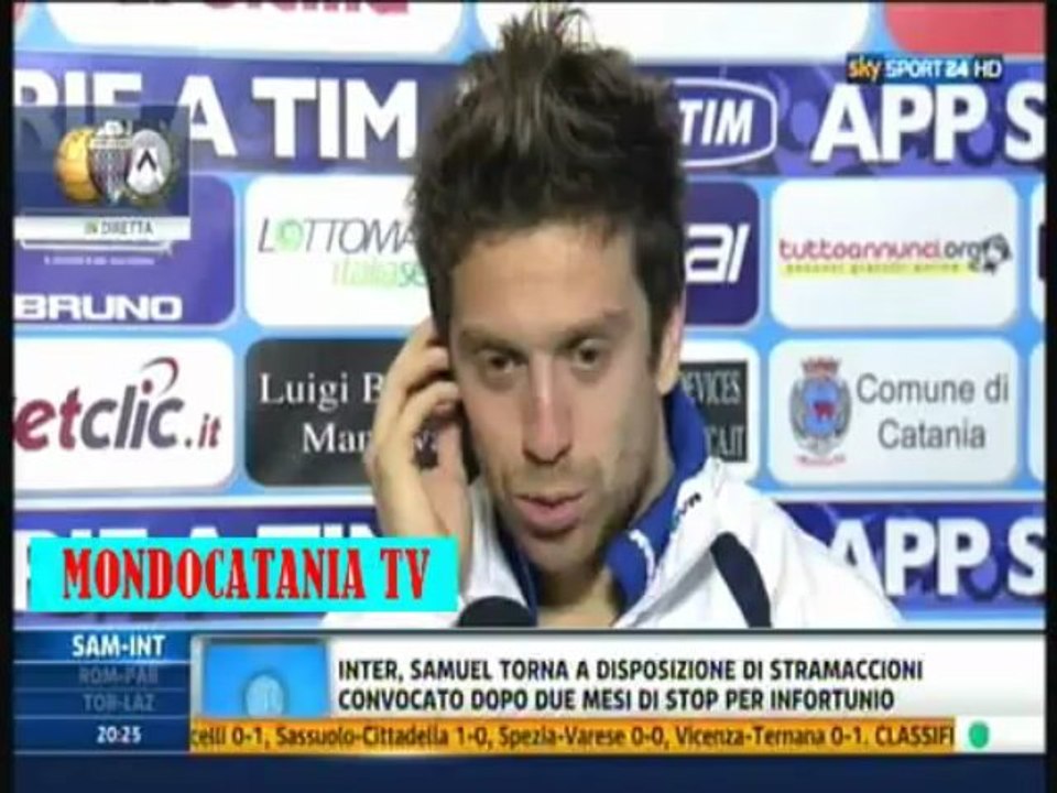 "Papu" Gomez post Catania-Udinese 3-1 ***16 marzo 2013***