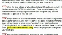 Mediterranean Diet Program Review