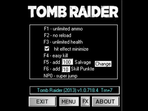 TOMB RAIDER 2013 [FREE CHEATS AND TRAINER]