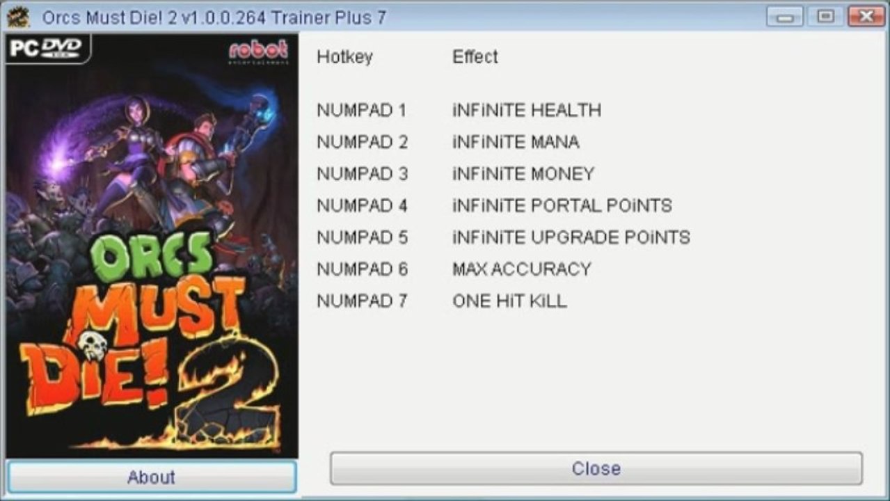 ORCS MUST DIE [CHEATS AND TRAINERS]