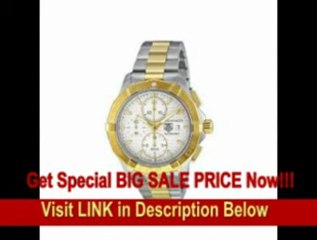 [BEST BUY] Tag Heuer Aquaracer Chronograph Automatic Stainless Steel 18kt Gold Mens Watch CAP2120BB0834