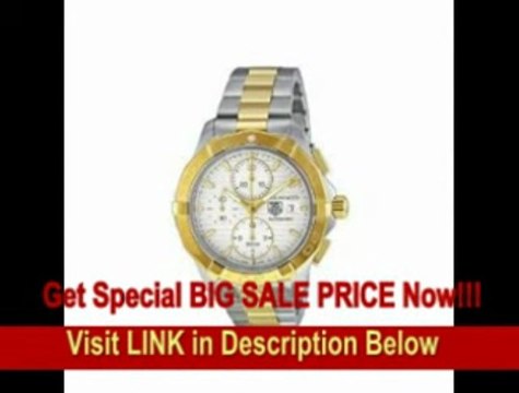 [BEST BUY] Tag Heuer Aquaracer Chronograph Automatic Stainless Steel 18kt Gold Mens Watch CAP2120BB0834