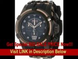 [BEST BUY] Invicta Men's 12300 Bolt Zeus Chronograph Black Dial Black Polyurethane Watch
