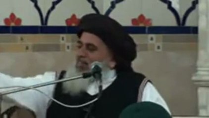 Molana Khadim Hussain Rizvi (Masjid Rehmatallil-Aalameen, 12 Rabbi-Ul-Awwal 2013)