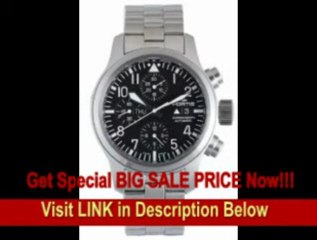 [BEST BUY] Fortis Men's 656.10.11 M B-42 Flieger Automatic Stainless-Steel Automatic Chronograph Date Watch