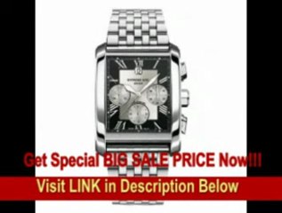 [BEST BUY] Raymond Weil Men's 4878-ST-00268 Don Giovanni Rectangular Case Automatic Movement Watch