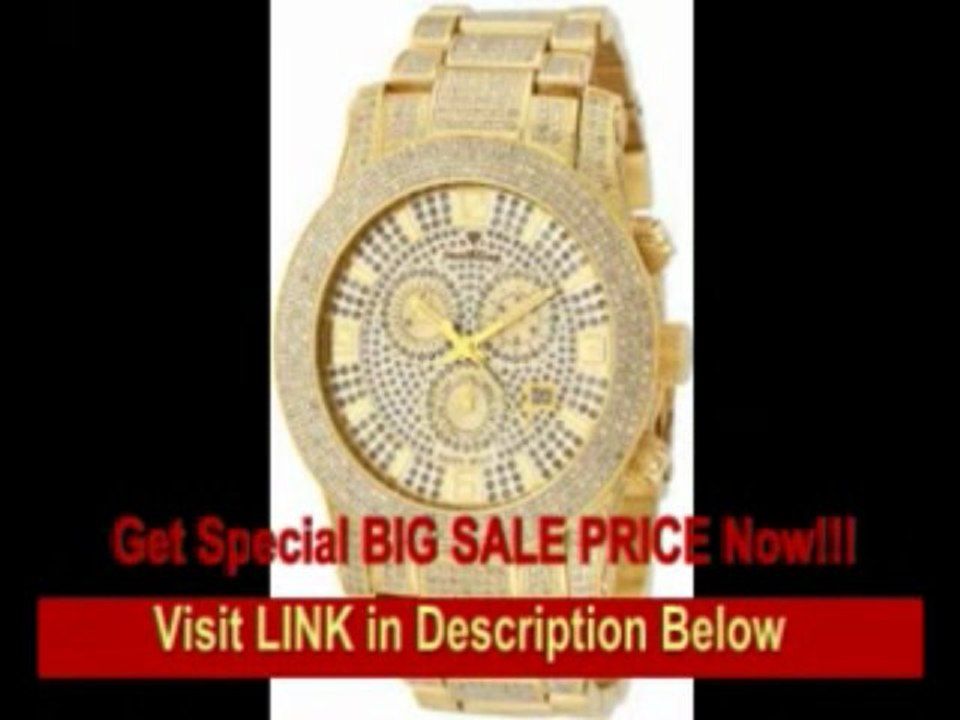 [REVIEW] JBW Men's JB-6235-A Lynx Six Carat Diamond Mother-Of-Pearl 18K Gold Plated Stainless Steel Watch