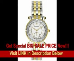 [BEST PRICE] Accutron 28R017 Women's Courchevel Two Tone Diamond Watch