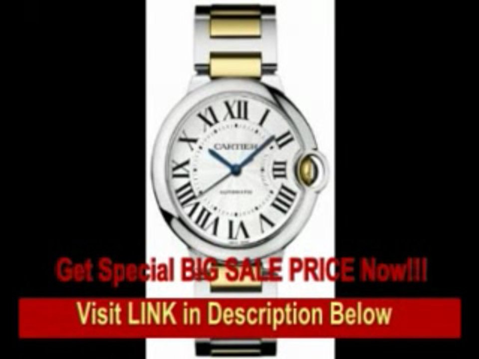 [BEST BUY] Cartier Ballon Bleu Unisex Steel and Gold Watch W6920047