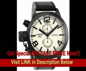 [SPECIAL DISCOUNT] U-Boat Beige Dial Leather Mens Watch 364