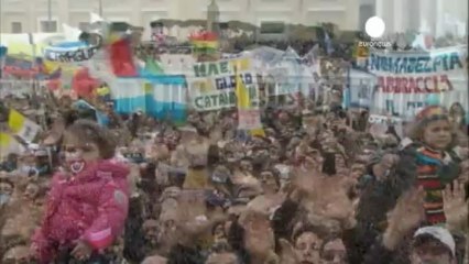 Le pape François a prononcé son premier Angélus.