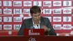 Conférence de presse LOSC Lille - Evian TG FC : Rudi GARCIA (LOSC) - Pascal DUPRAZ (ETG) - saison 2012/2013