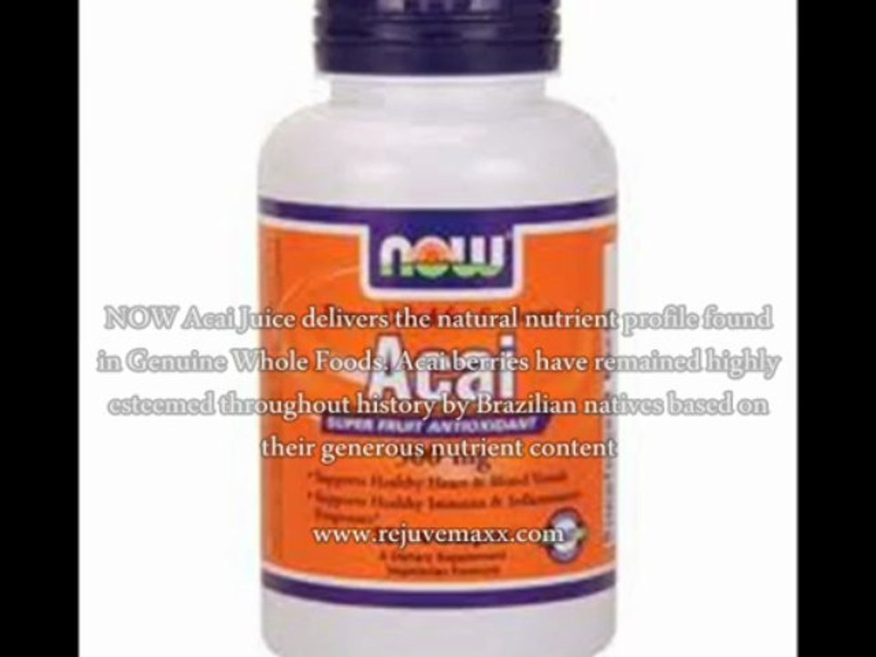 NOW Foods Acai Super Fruit Antioxidant Reviews - Does NOW Foods Acai Super Fruit Antioxidant Work?