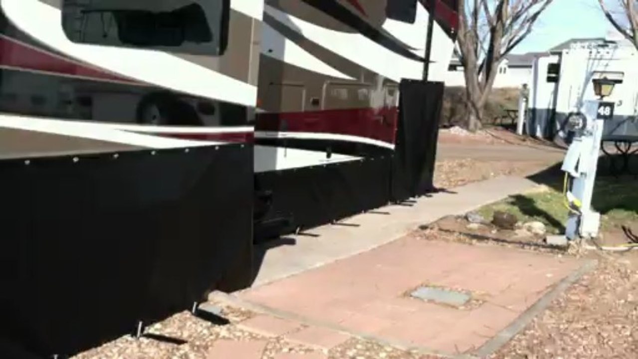 Redwood RV Skirting Custom Skirting from RVSkirting.com