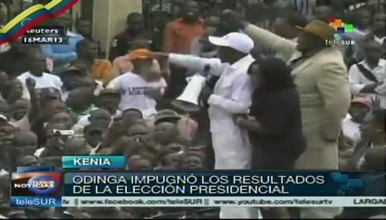 Kenia: Odinga impugna resultados electorales