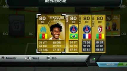 FUT 13 - Sakho et Alex ou Nkoulou et Chedjou ?