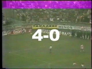 Ο ΠΑΟΚ  ΜΕ 6-1 ΔΙΑΛΥΕΙ ΤΟΝ ΟΛΥΜΠΙΑΚΟ ΤΟΥ ΚΟΣΚΩΤΑ ( Σέερες 12/1989)