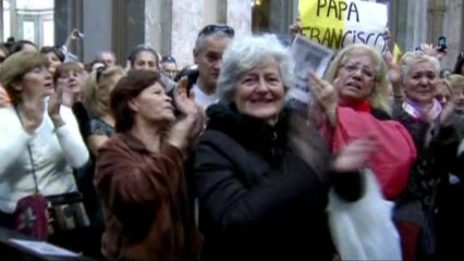 Argentine Catholics flock to mass to honor new Argentine pope