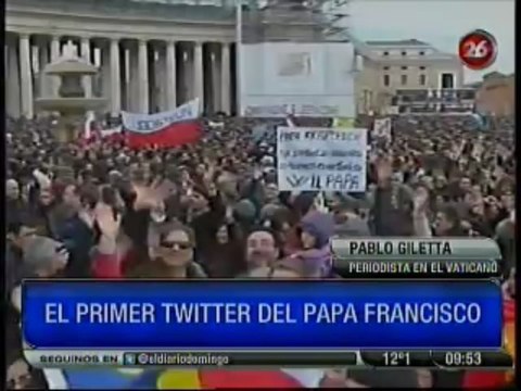 Papa Francisco I: Repercusiones, Geopolítica del Vaticano, comunicación con Francisco Bazán