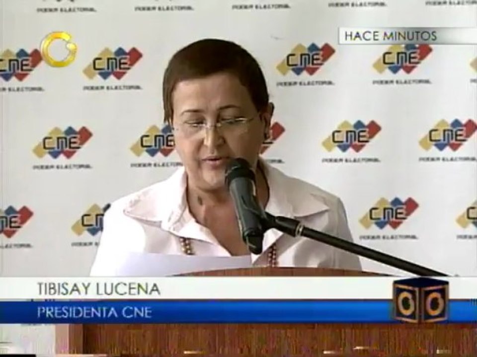 Presidenta del CNE rechaza declaraciones "temerarias" de EEUU sobre elecciones venezolanas