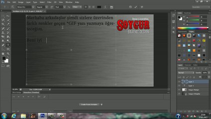 Photoshop Hareketli [GIF] Yazı Yapımı
