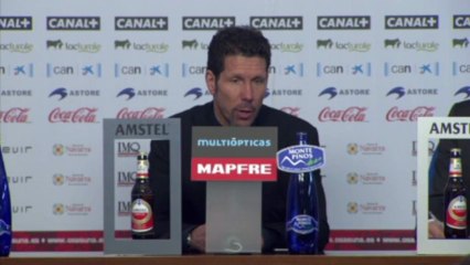 Simeone: "Sabía cómo jugar a Osasuna"
