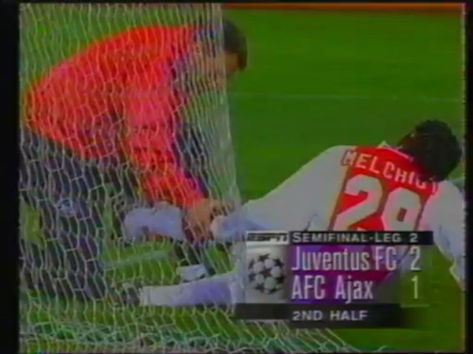 1997 (April 23) Juventus (Italy) 4-Ajax Amsterdam (Holland) 1 (Champions league)