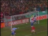 1997 (March 5) Manchester United (England) 4-Porto (Portugal) 0 (Champions League)