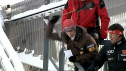 Saltos de esquí - La caída de Anja Tepes