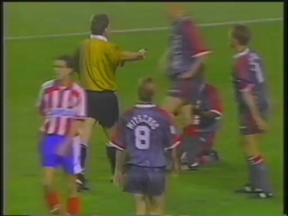 1997 (March 19) Atletico Madrid (Spain) 2-Ajax Amsterdam (Holland) 3 (Champions League)