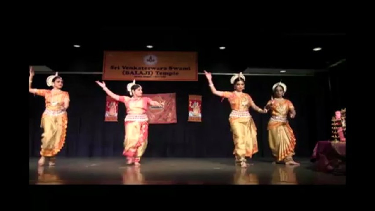 SRI VENKATESWARA TEMPLE, AURORA, ILLINOIS: MAHASHIVARATRI 2013: ODISSI CLASSICAL: MAHADEV