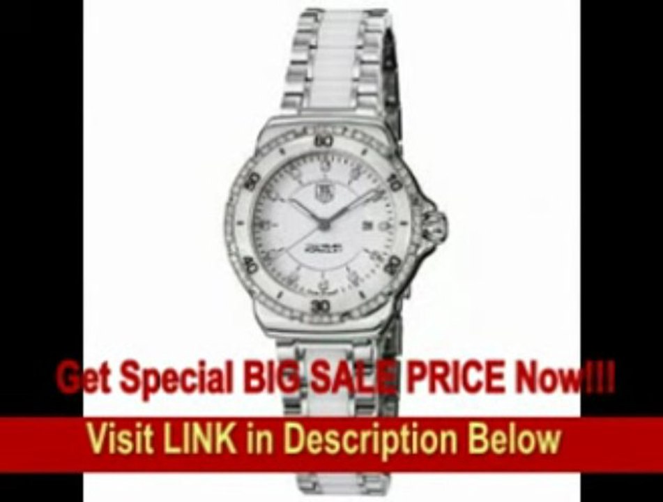 [BEST PRICE] TAG Heuer Women's WAH1313.BA0868 Formula 1 White Diamond Dial Quartz Watch