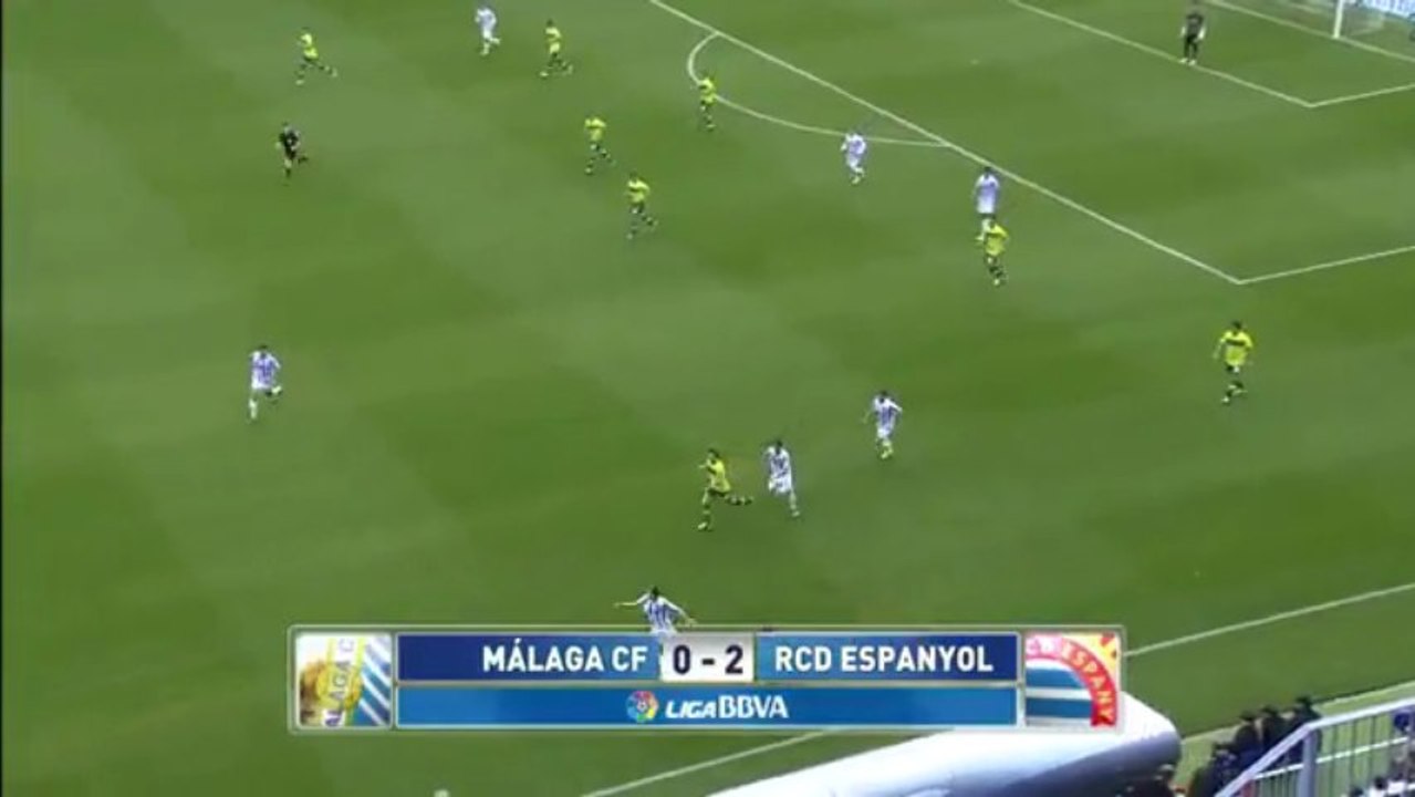 Málaga 0 Español 2