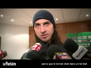 Malgré un match nul (2-2) à Saint-Etienne, Ibrahimovic reste positif