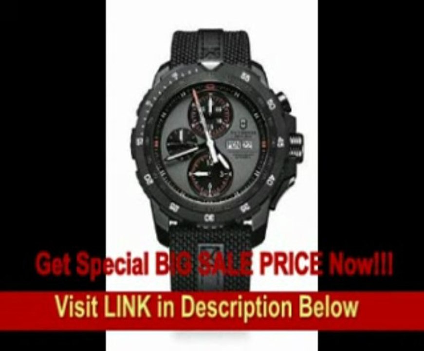 [REVIEW] Victorinox Swiss Army Alpnach Chronograph Black Dial Mens Watch 241527