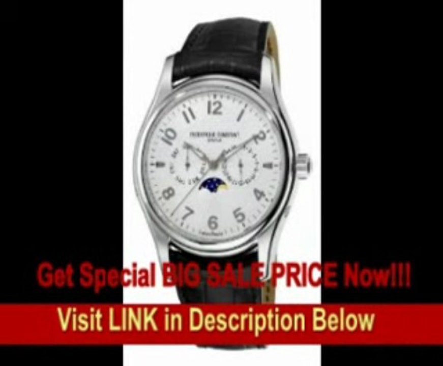 [SPECIAL DISCOUNT] Frederique Constant Men's FC-360RM6B6 Runabout Automatic Silver Open Dial Watch