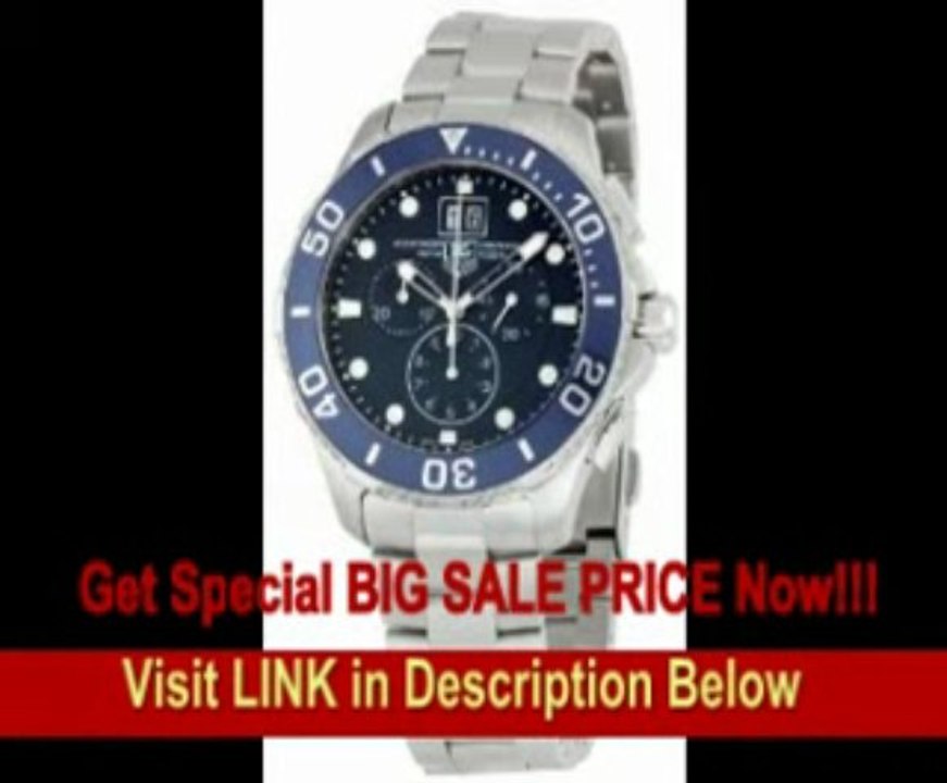 [FOR SALE] TAG Heuer Men's CAN1011BA0821 Aquaracer Blue Dial Watch