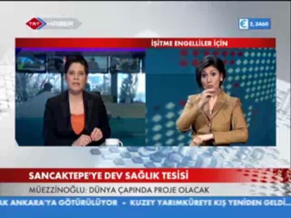 TRT Haber - Haberler - Sancaktepe'ye Yapılacak Hastane Projesi Haberi - 14.03.2013