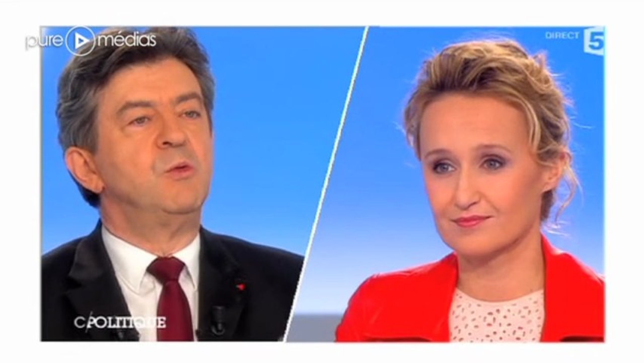 Clash entre Mélenchon et Caroline Roux dans "C Politique" sur France 5