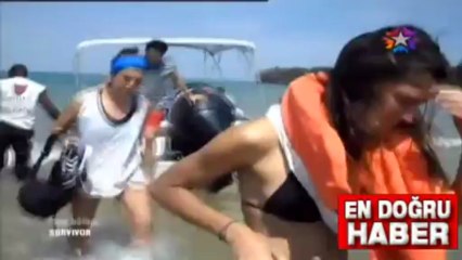 Survivor'da ilk güne damga vuran kavga